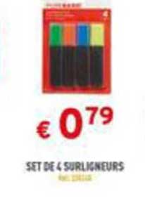 Set De 4 Surligneurs