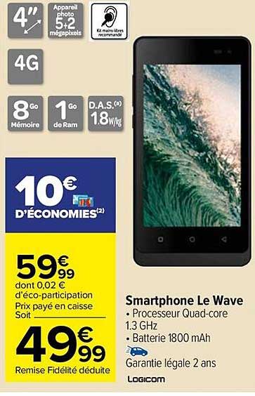 Smartphone Le Wave Logicom