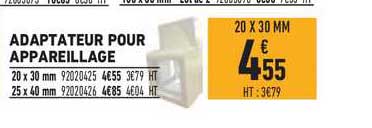 adaptateur pour appareillage