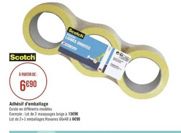 adhésif d'emballage scotch