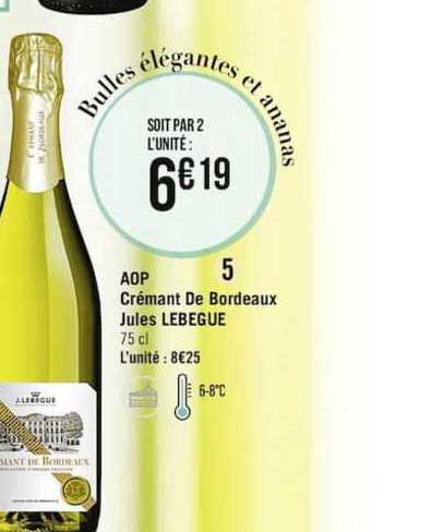 aop crémant de bordeaux jules lebegue