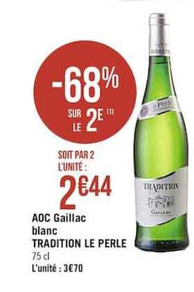 aos gaillac blanc tradition le père -68% sur le 2è