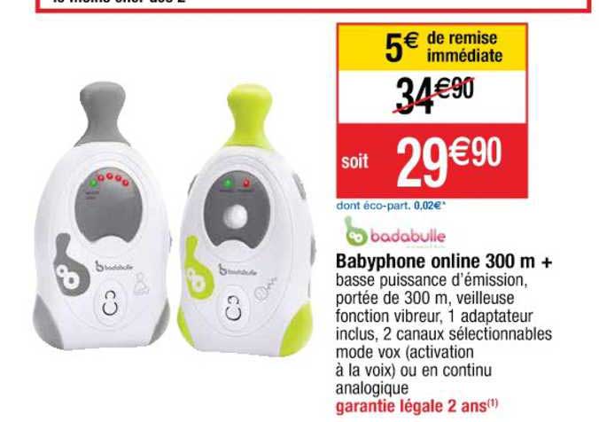babyphone online 300 m + badabulle