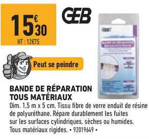 bande réparation tous matériaux