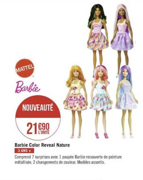 Barbie Color Reveal Nature Mattel