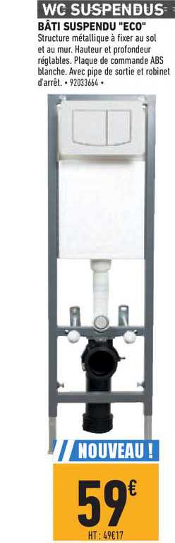 bâti suspendu "eco"