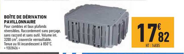 boîte de dérivation pavillonnaire