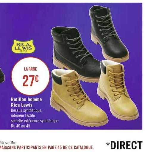 botillon homme rica lewis