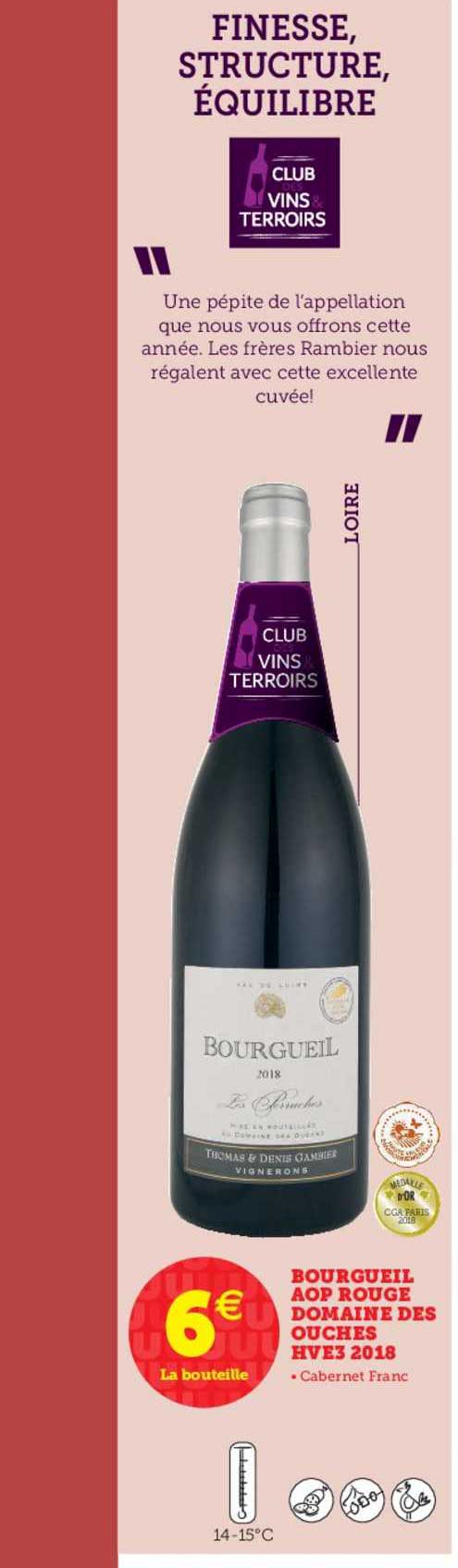 Bourgeuil Aop Rouge Domaine Des Ouches Hve3 2018