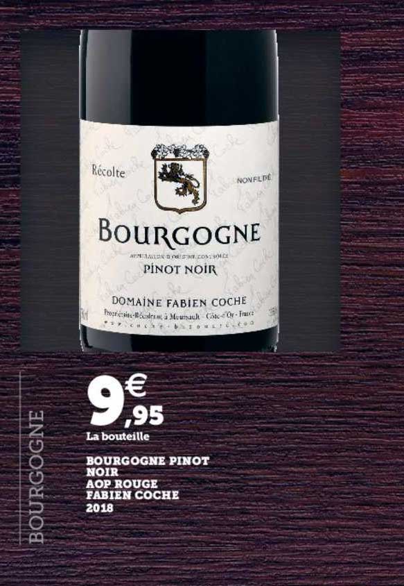bourgogne pinot noir aop rouge fabien coche 2018