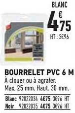 bourrelet pvc 6 m