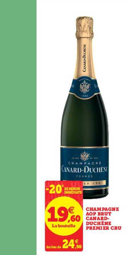 champagne aop brut canard duchêne premier cru
