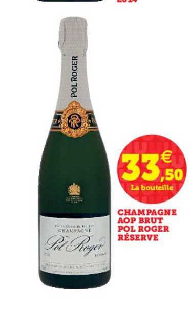 champagne aop brut pol roger réserve