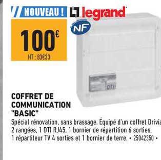 coffret de communication "basic" legrand