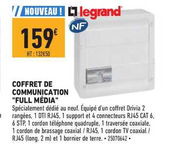 Coffret De Communication "full Média" Legrand