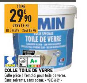 colle toile de verre semin