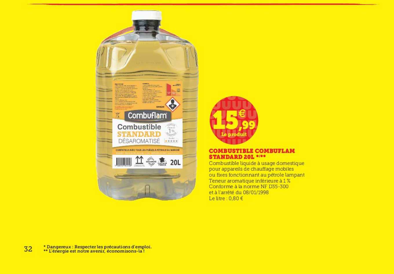 Combustible Combuflam Standard 20l
