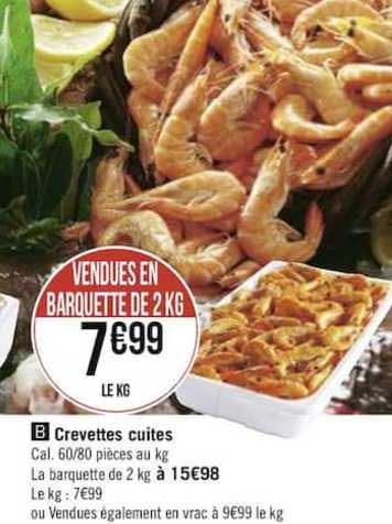 Crevettes Cuites