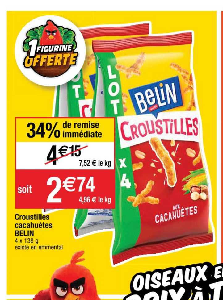 Croustilles Cacahuètes Belin 34% De Remise Immédiate