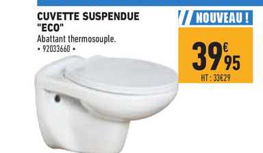 cuvette suspendue "eco"