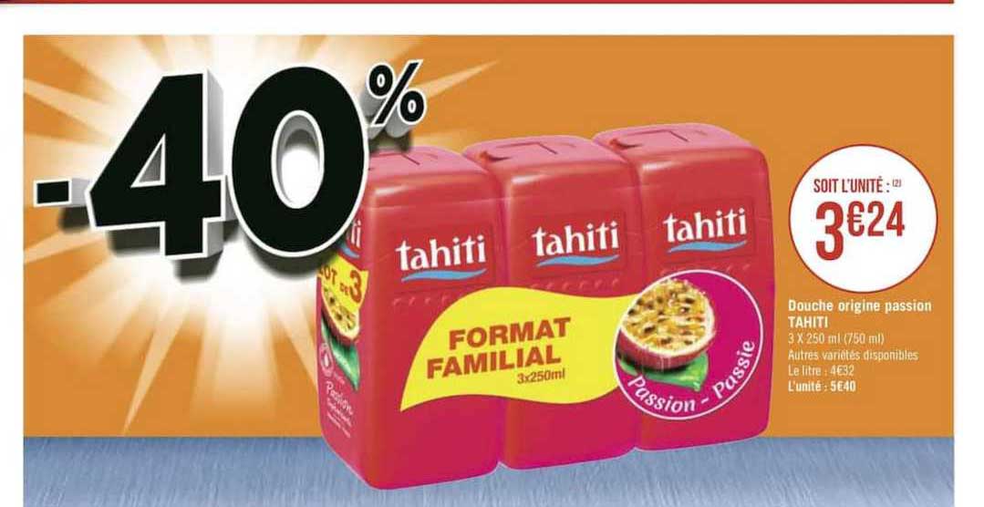 Douche Origine Passion Tahiti