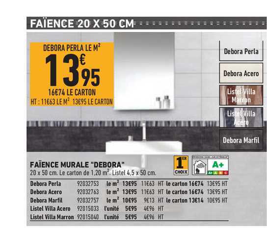 Faïence Murale "debora"