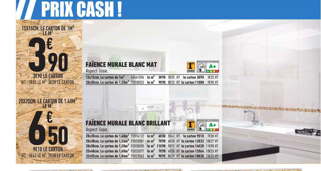 faïence murale blanc mat faïence murale blanc brillant