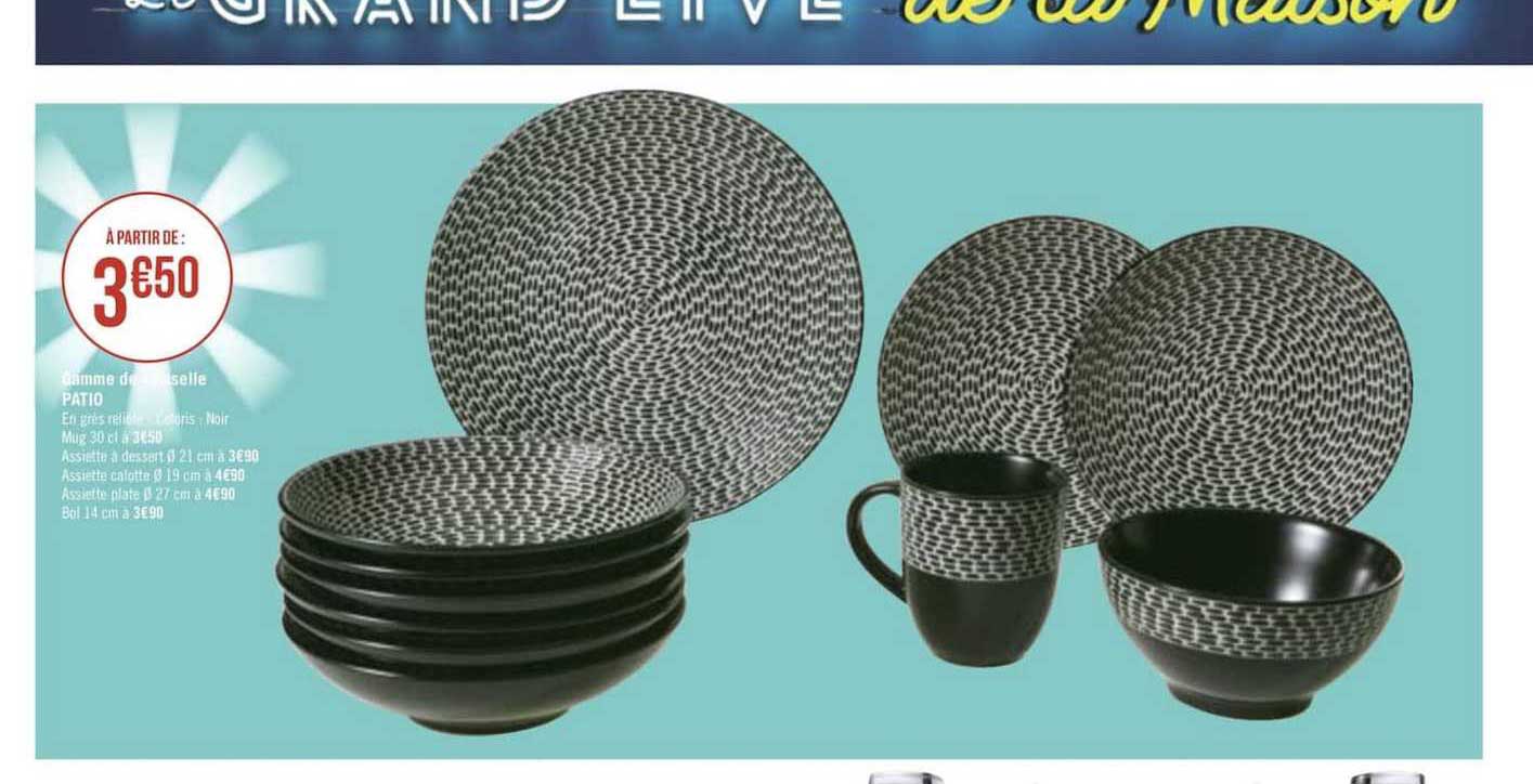 Gamme De Vaisselle Patio