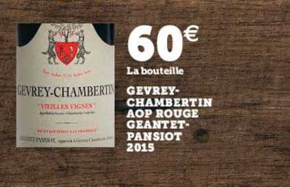 gevrey chambertin aop rouge geantet pansiot 2015