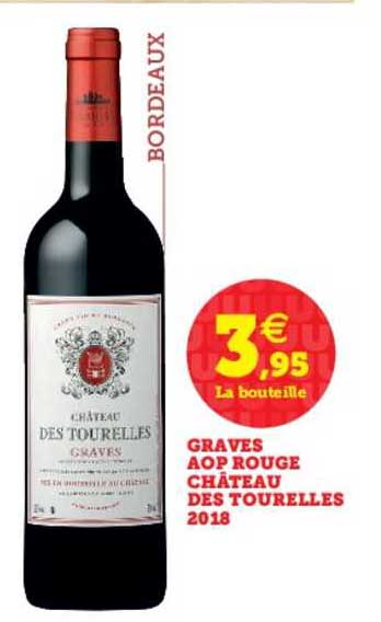 graves aop rouge château des tourelles 2018