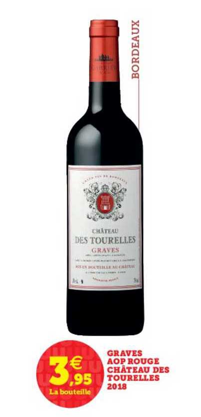 graves aop rouge château des tourelles 2018