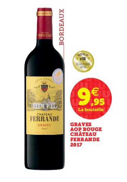 graves aop rouge château ferrande 2017