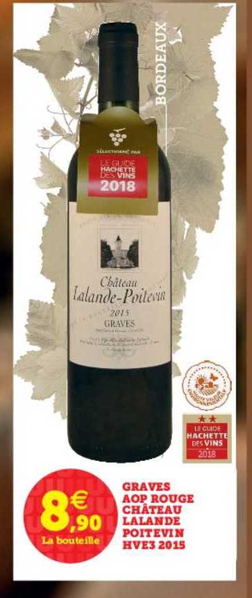 graves aop rouge château lalande poitevin hve3 2015