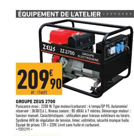 groupe zeus 2700