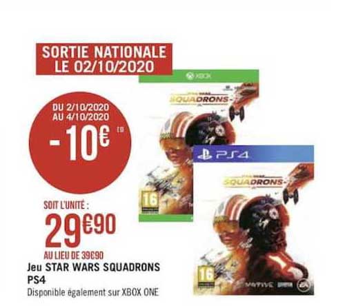 jeu star wars squadrons ps4