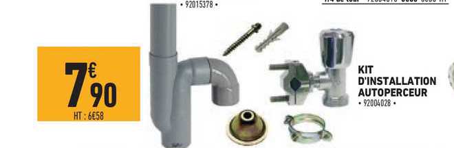 kit d'installation autoperceur