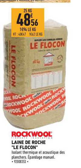 laine de roche le flocon