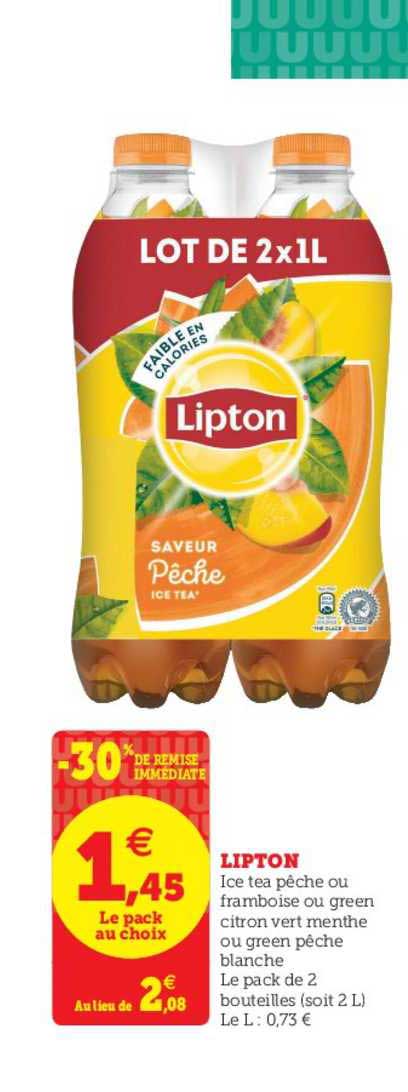 Lipton -30% De Remise Immédiate