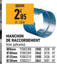 manchon de raccordement