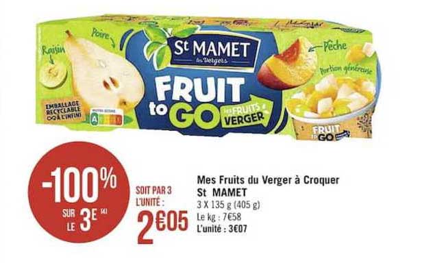 mes fruits du verger à croquer st mamet -100% sur le 3è