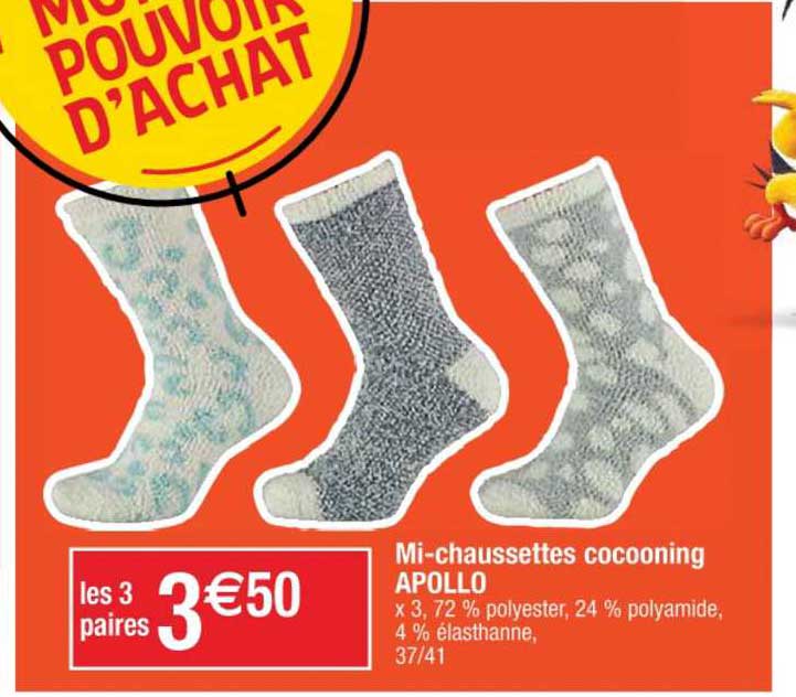mi chaussettes cocooning apollo