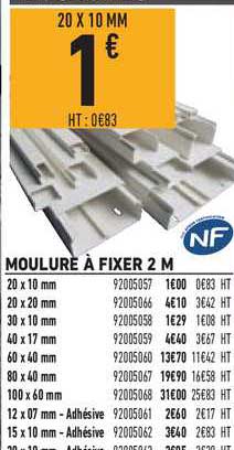 moulure à fixer 2 m