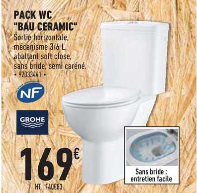 Pack Wc "bau Ceramic"