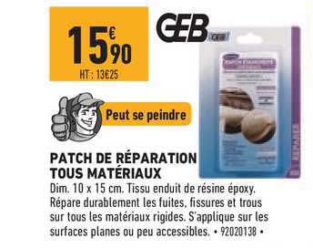 patch de réparation tous matériaux