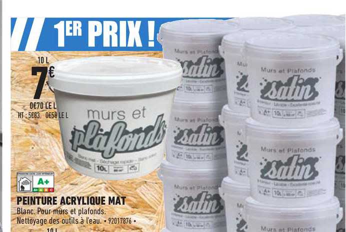 Peinture Acrylique Mat