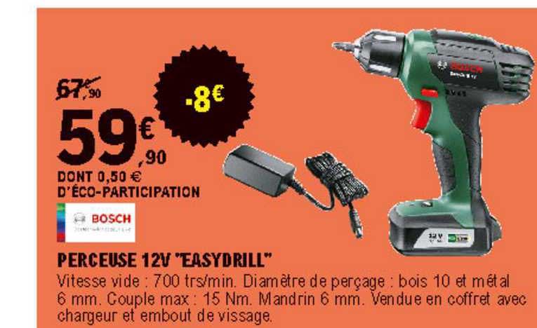 perceuse 12v easydrill bosch