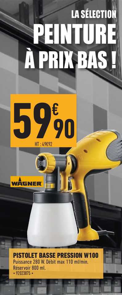 Pistolet Basse Pression W 100