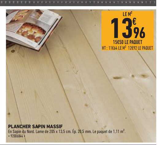 Plancher Sapin Massif