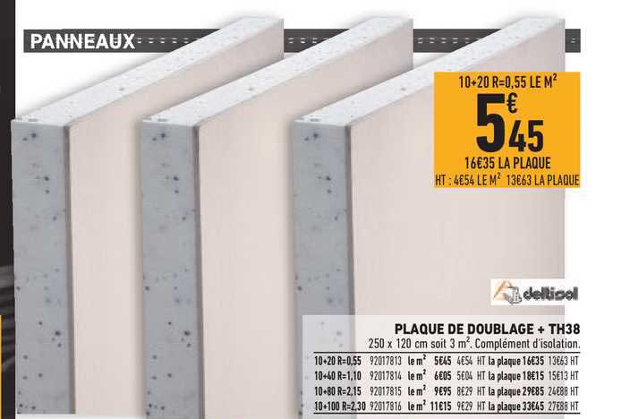 plaque de doublage + th38