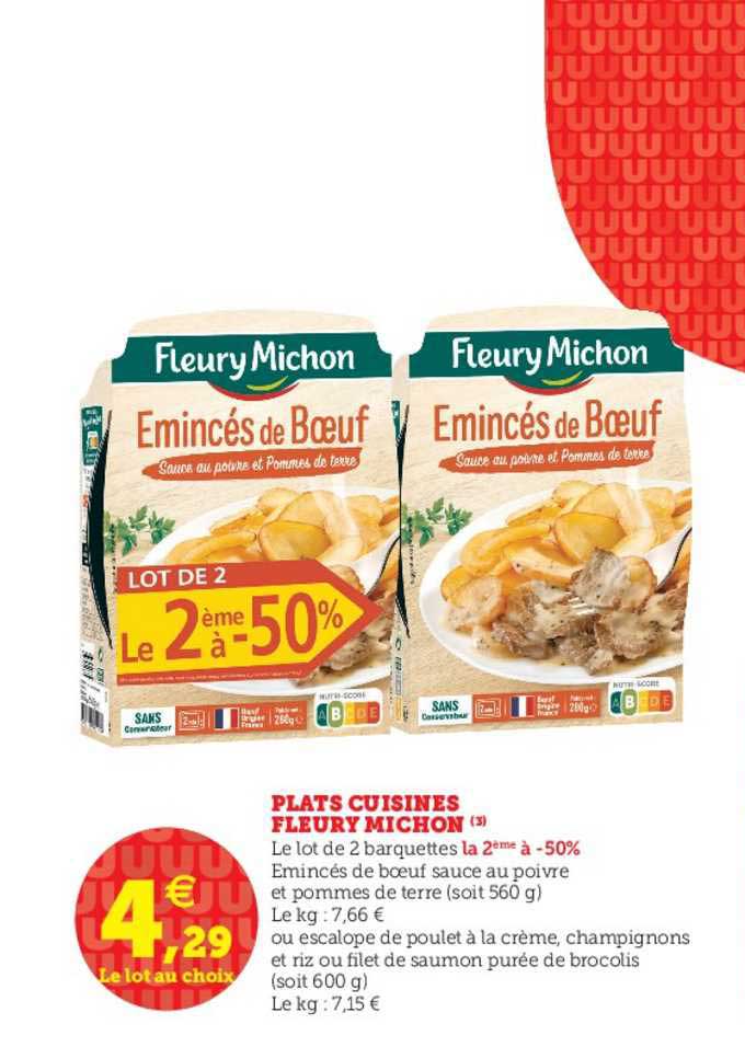 plats cuisinés fleury michon